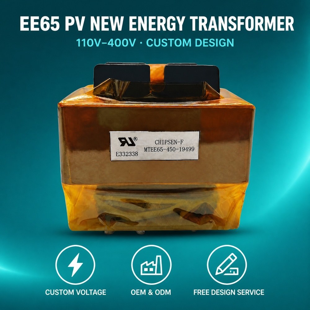 High Power High Stability EE65 High Frequency Transformer for PV New Energy