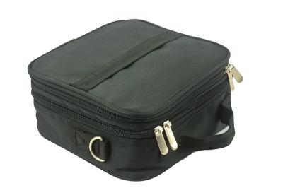 Small Fabric Beauty Bag For Carrying Essential Oil Fabric Cosmetic Case With Foam To 42 Slots