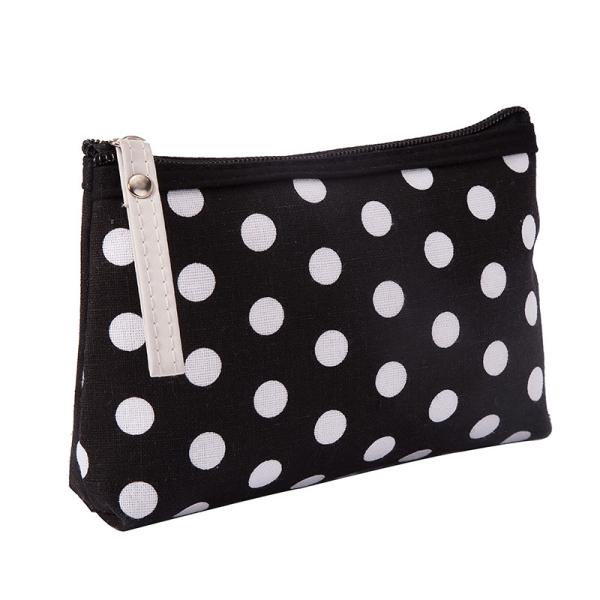 Customised Waterproof Fashion Canvas Small Cosmetic Bag for Organizing Essentials