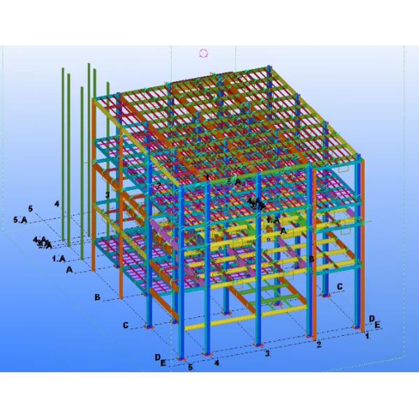 Prefab Steel Multi-story Warehouse Steel Structure Warehouse With Anti-rust Steel & Insulation Panels From Chinese Manufacture