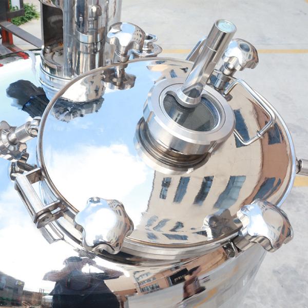 200L Stainless Steel Vacuum Emulsifier Mixer for Cosmetic Cream Lotion Personal Care Production