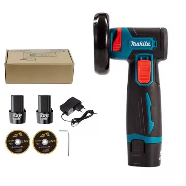 12V Cordless Angle Grinder Aluminum Alloy Makita Cordless Grinder 19500RPM