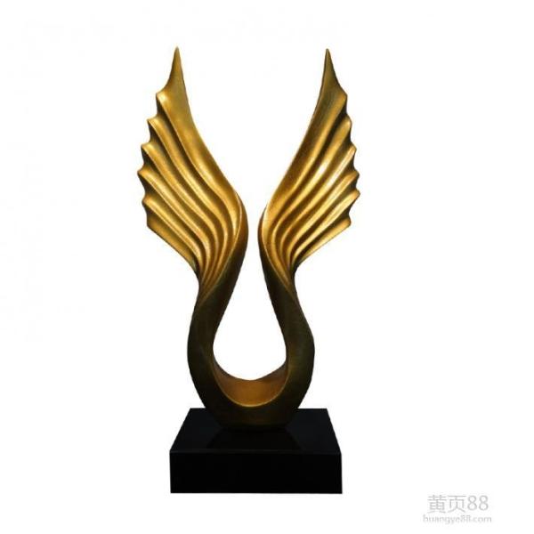 Resin Outdoor Abstract Sculpture Wrought Copper Handmade Metal Sculpture