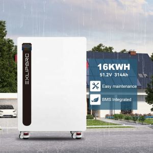 48V Split IP65 Touchscreen Wall Mounted Hybrid System 314Ah IEC 62619 CE Certified LiFePO4 Battery Home