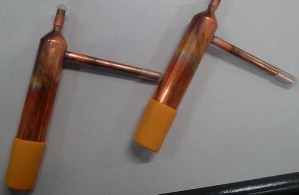 R134a 3 hole   refrigerator copper filter drier