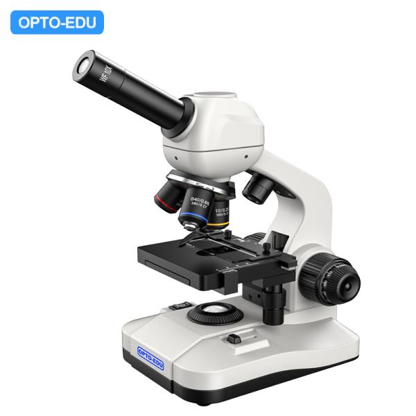 OPTO-EDU A11.5110 Student Microscope with Dual LED Light Source Digital Screen and Full Metal Body for Educational Use