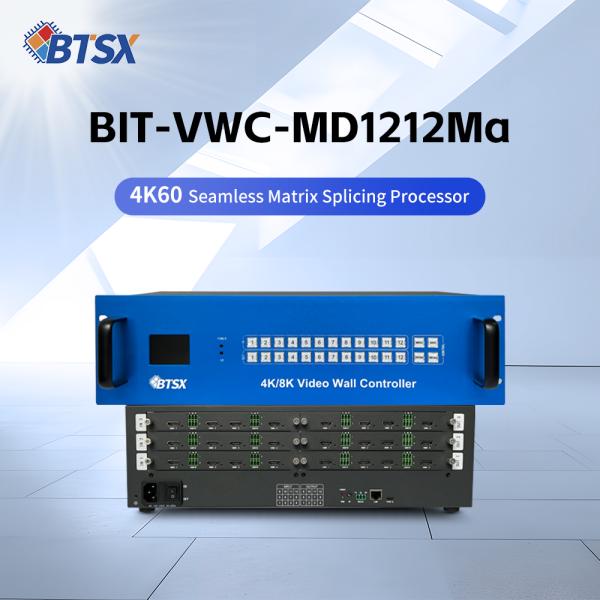 Controlador de pared de video controlado por GUI web con entrada de resolución máxima de 3840x2160p60 en formato de color YUV444