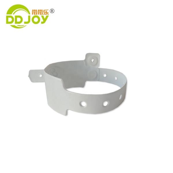 Promotion Activity Custom PVC Vinyl Wristbands Monochrome Printing for Events Party