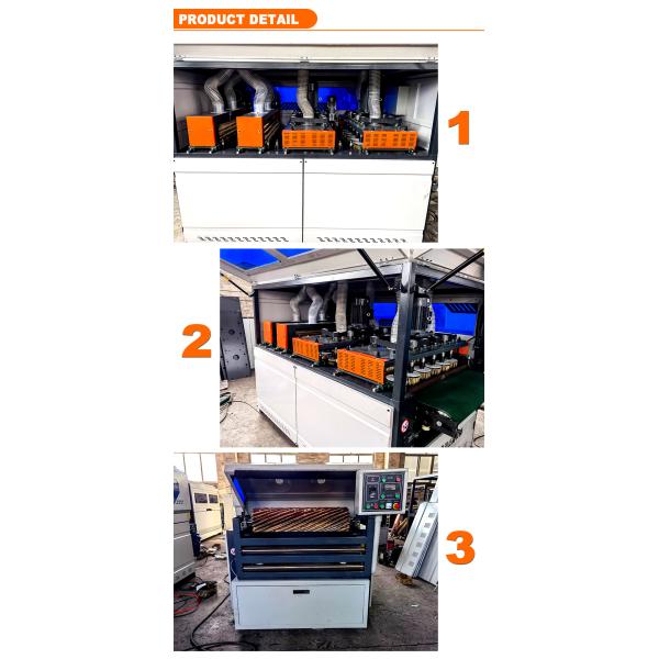 Woodworking Machinery Wide Belt Sanding Sander Machine with 3-10m/min Feeding Speed