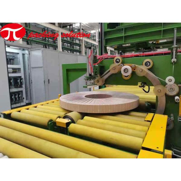 линия упаковки катушки меди ширины 60mm/обрабатывающее оборудование медной катушки с составной бумагой как материал