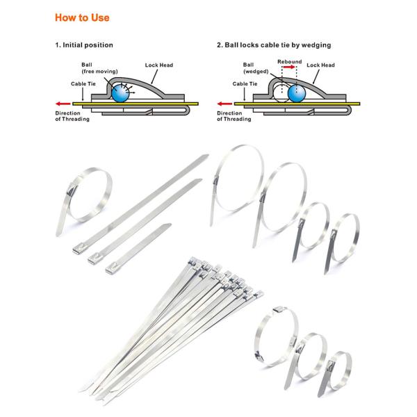 Металлические самозамыкающиеся шнурки 100 штук/сумочка Шнурки из нержавеющей стали 304/316/201