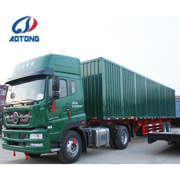 Fabricación de 3 ejes Contenedor Furgoneta Remolque Remolque de carga Transporte de mercancías Furgoneta seca Semirremolque