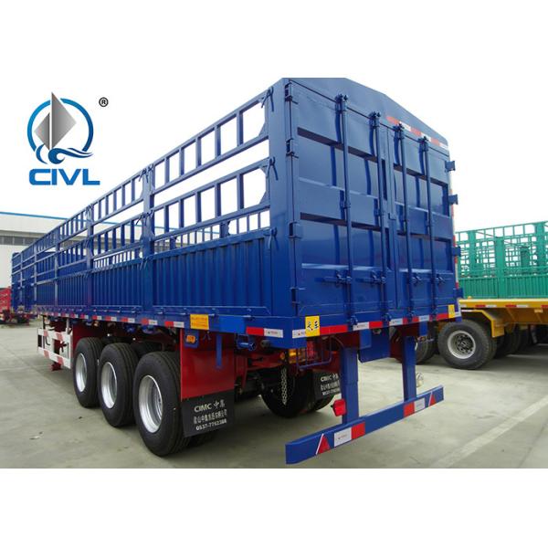 Lightweight Column Semi Trailer Trucks Deadweight 6 Tons 3 Axle 13 Meters