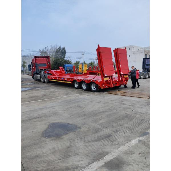 Низко-плоское подержанное Semi изготовление на заказ поддержки трейлеров 3axle 4axle 6axle