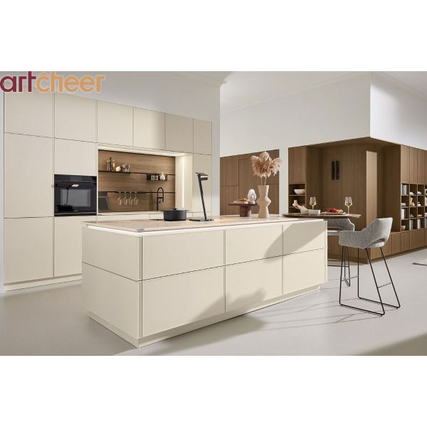 Eco-Friendly Modular Kitchen Cabinets with 3 Years Guarantee and Customized Color Options