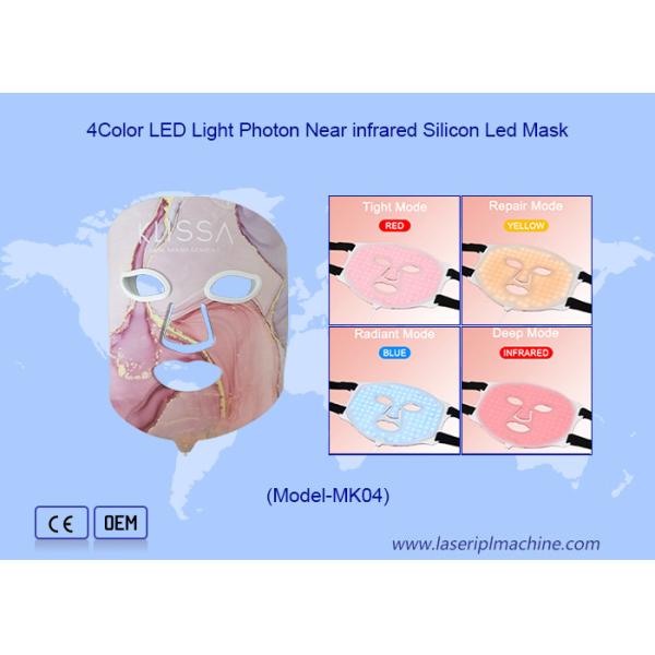 Удаление морщин светодиодная инфракрасная маска для лица с температурой 38-42C