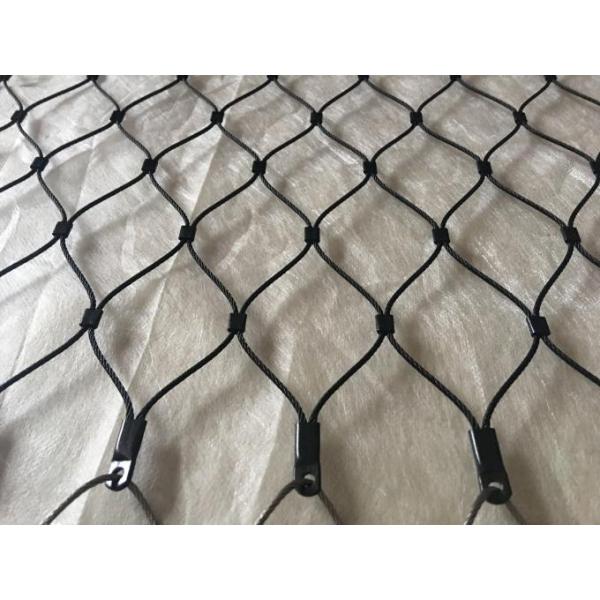Knotted Stainless Steel Aviary Mesh Poultry Netting Zoo Animal Rope Mesh