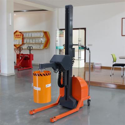 CE Approved Semi Electric Pneumatic Roll Turner Stacker With Electric Lifting And Rotation