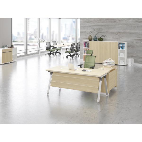 Modern Office Executive Table With Steel Legs 3 Years Warranty