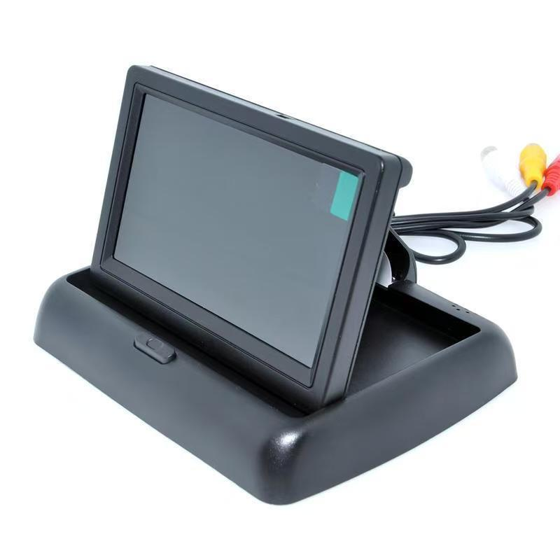 4.3 Digital TFT LCD Foldable Screen Monitor, Car Reverse Rear View Camera Display for Volkswagen Car Wholesale