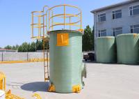 Antiseptic Cylindrical Water Grp Storage Tank Cross Wound 2000*8130mm