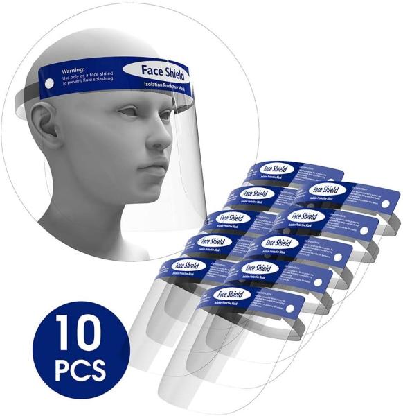 Premium Full Head Fully Enclosed Medical Face Shield Visor Breathable