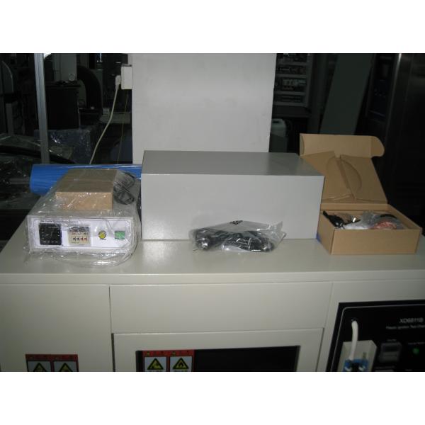 Огненный огонь Пластиковая камера испытания сжигания UL 94 Стандартный AC 220V 50Hz 35 ≈ 98%RH