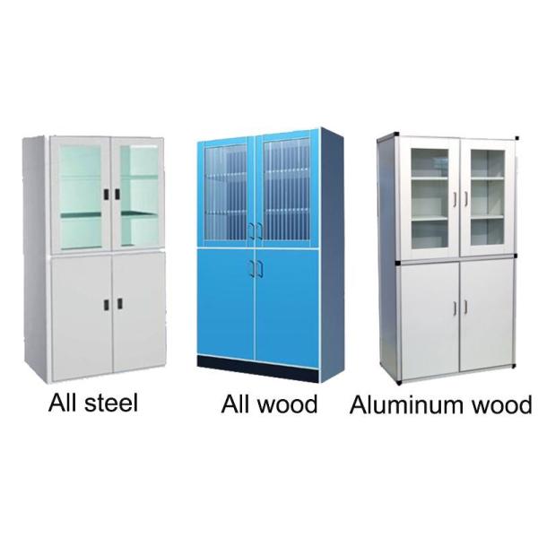 Powder Coating Large Safety Storage Cabinet Two Story Clapboard For Office