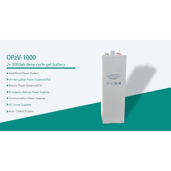 2v 1500Ah OPzV Tubular Gel Battery Data Room UPS System