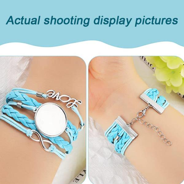 Un bracelet à corde tressée à la sublimation unique