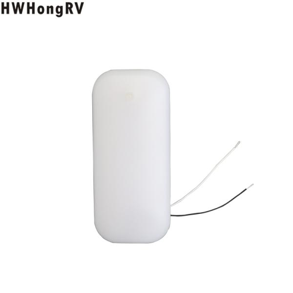 HWHongRV 12V warm White Ultra-Thin Dome LED Light Interior Lamp Caravan Campervan RV ceiling down Light with switch