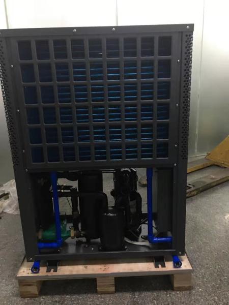 high COP 10.8kW air source heat pump, side-discharge fan