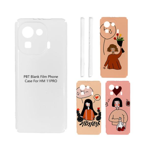 Blank 3D Sublimation Slim Film Phone Cases For Iphone For Samsung For Huawei