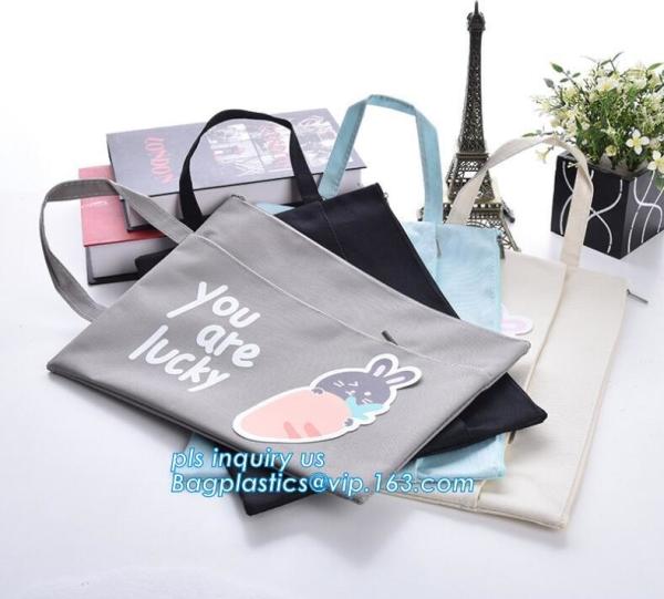 pencil stationery set pouch holder zipper with slider, Office & school stationery supply slider zip wallets document fil