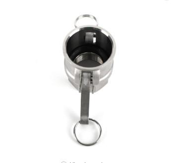 Stainless Steel Male Female Coupler Type D EN14420-8 / NF E29572