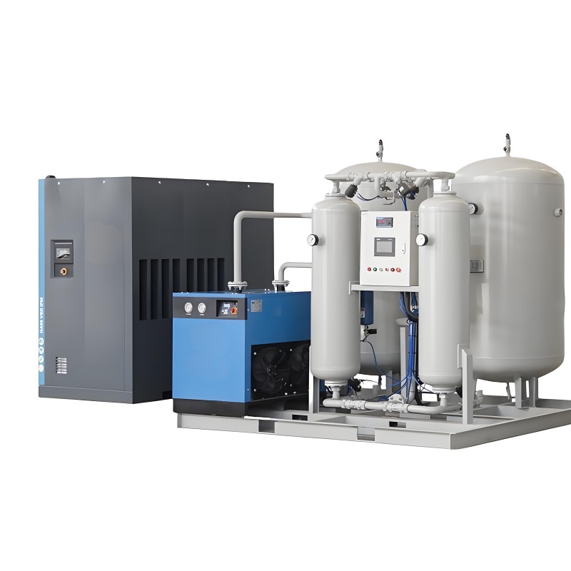 Custom Dimension PSA Nitrogen Generator 97~99.99% Purity With Air Compressor