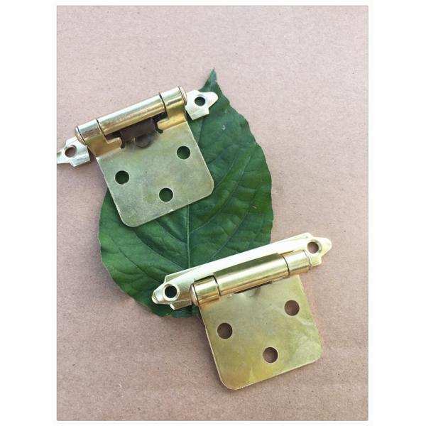 Les charnières en acier de Cabinet de papillon en métal de point d'ébullition, papillon de Chrome articule le satin nickelé