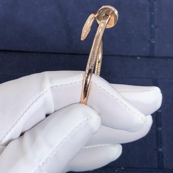 Elegant Car Tier 18k GoldJuste Un Clou Bracelet  Natural Diamonds Real Gold Real Diamonds
