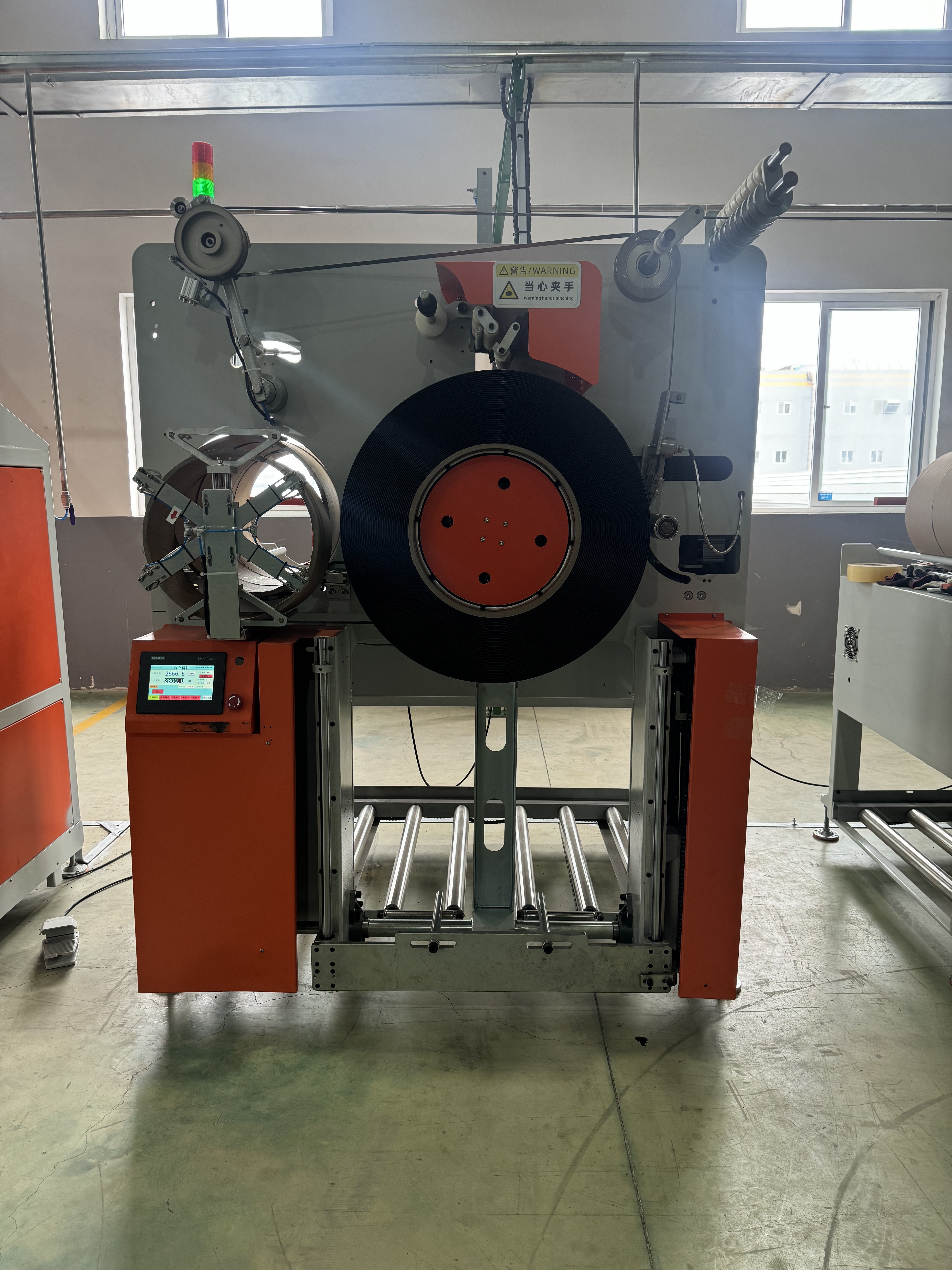 Customizable PET Strap Winder 200MM Core 1500W PP Strap Winding Machine