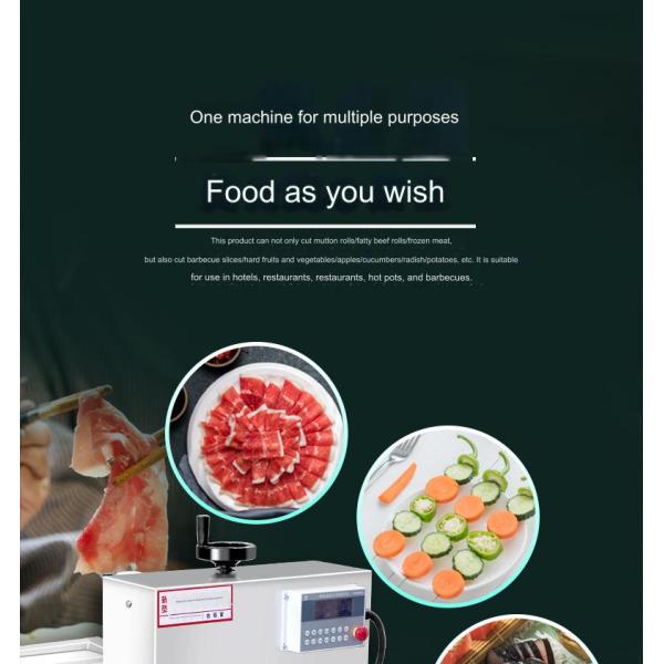Fully Automatic 165 KG Meat Slicer for Meat Shop Equipment Frozen Meat Slicing Machine