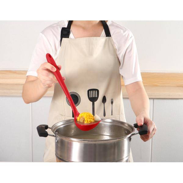 Green Silicone Support for High Temperature Cooking in Nonstick 10 Pcs Kitchen Utensil Set