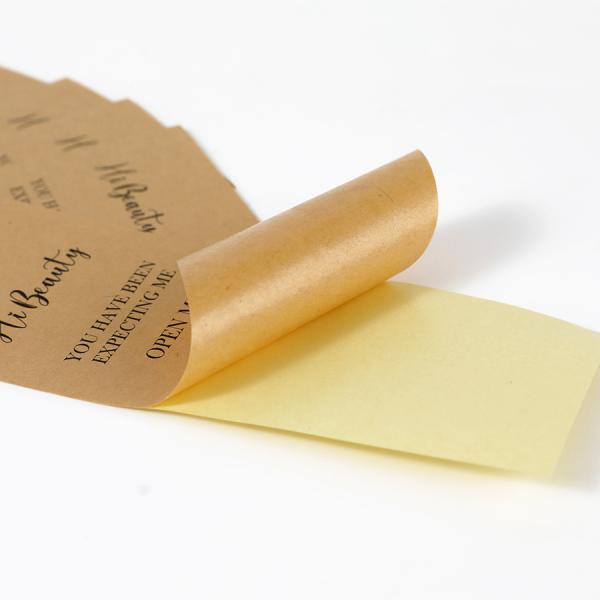 Paper Self Adhesive Sticker Waterproof For Shipping Mailer Box Packaging