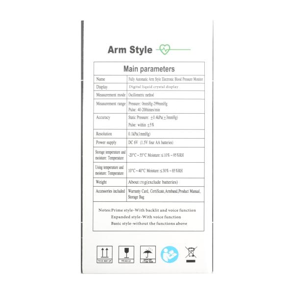 Home Wrist Electronic Sphygmomanometer Blood Pressure Gauge Measuring