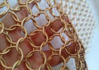 Círculo de aço inoxidável soldado ou não soldado Ring Mesh For Decoration And Security