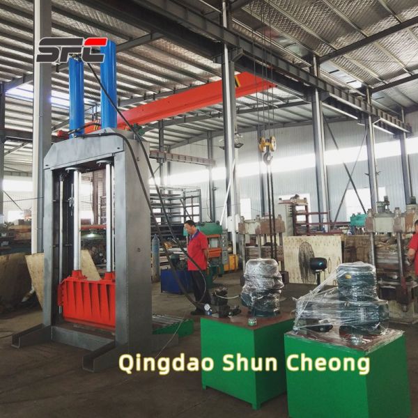 XQL-80 Rubber Cutting Machine with Single Knife Design, Customization Options, and PLC Control System