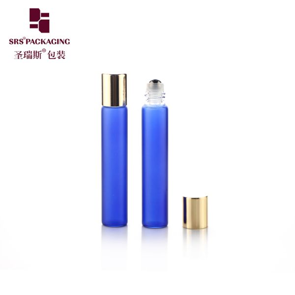 SRS Hot Selling 8ml Tube Thin Wall Glass Roll on Bottle for Perfume Essential Oil