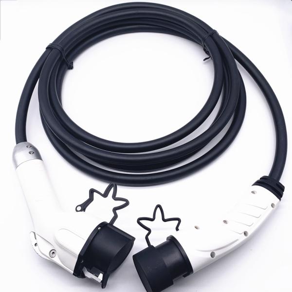 7kw EV Charging Cable , Smart 3 Phase Electric Vehicle Charging Cable