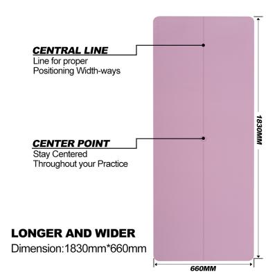 Environmentally Friendly 2mm Travel Size Yoga Mat , Folding Printed Yoga Mat