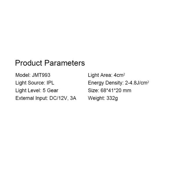 600000 Shots 4 Cm2 Light Area Painless IPL Hair Removal Device