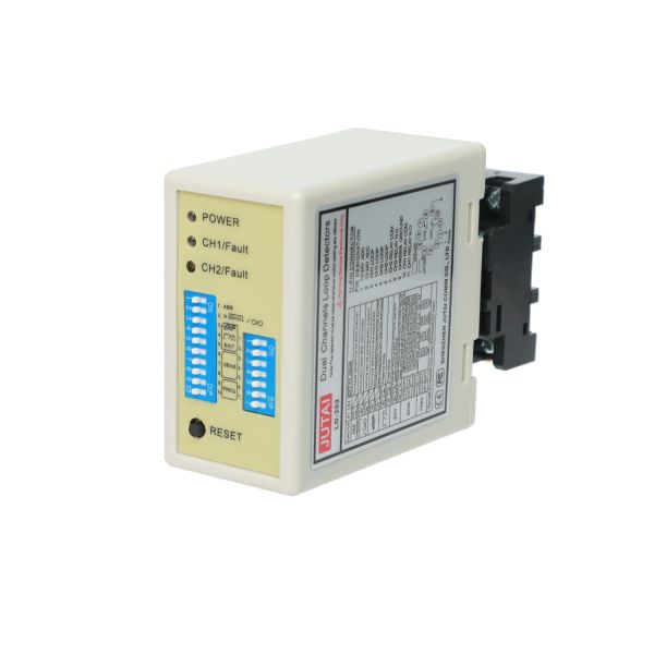 Single Dual Channel Vehicle Loop Detector Adjustable Sensitivity For Parking Gate Traffic System